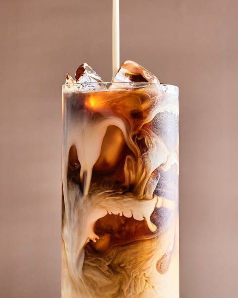 Iced Coffee with Coffee Cubes