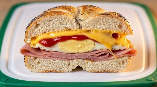 Ham, Egg & Cheese Sandwich