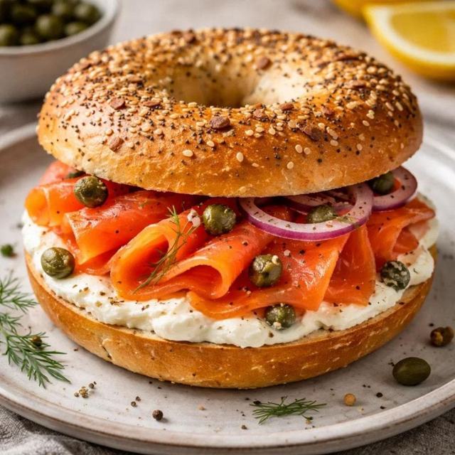 Bagel with Lox & Cream Cheese