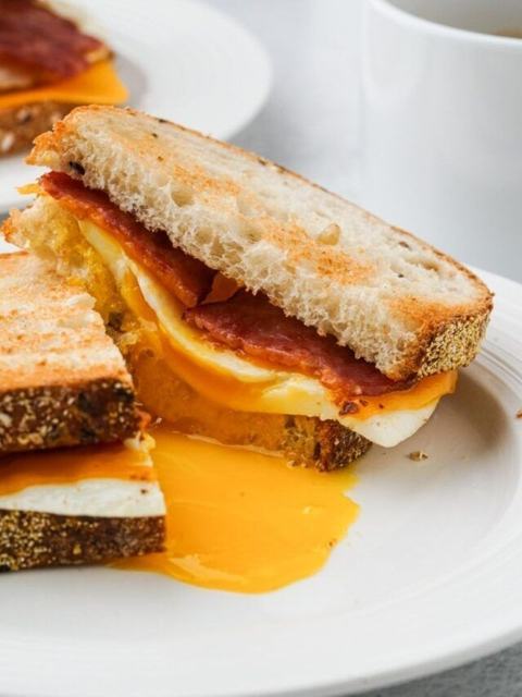Turkey Bacon & Egg Sandwich