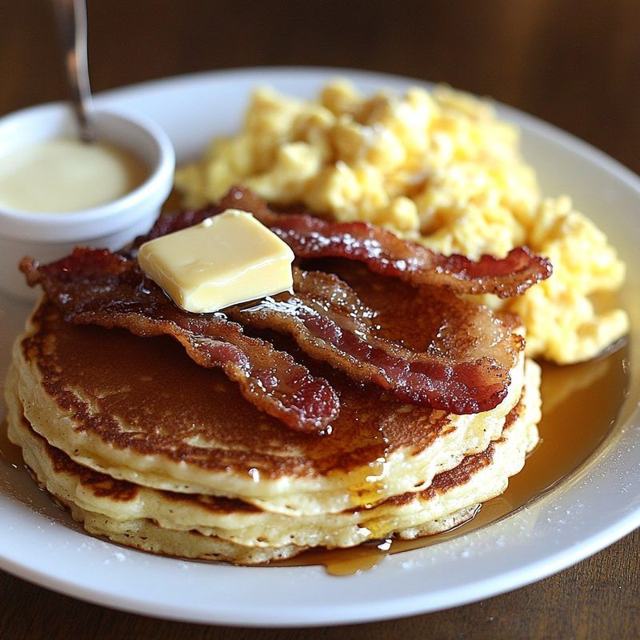 Pancakes with Bacon